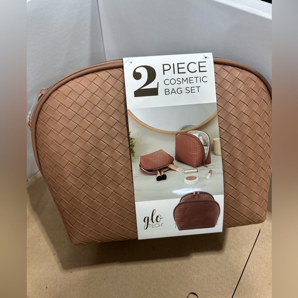 Glotech Cosmetic Bags  2 Piece Set new luggage color